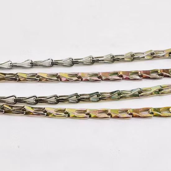 Chaîne à maillons de chaîne de ceinture de chaîne sans soudure galvanisée