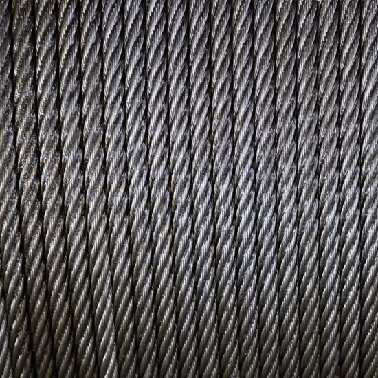 6X29f 8~120mm Câble en acier galvanisé ou non galvanisé pour le levage de camions-grues