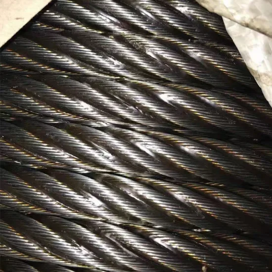 Câble métallique en acier inoxydable galvanisé à bas prix d'usine de la Chine 7X19 4 mm